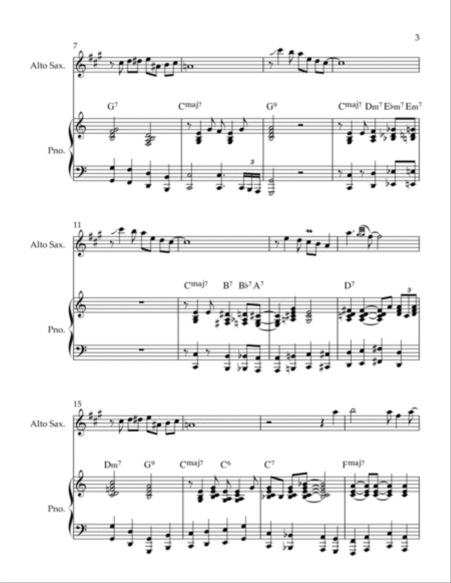 Don't Get Around Much Anymore Alto Saxophone scores gallery preview page 3