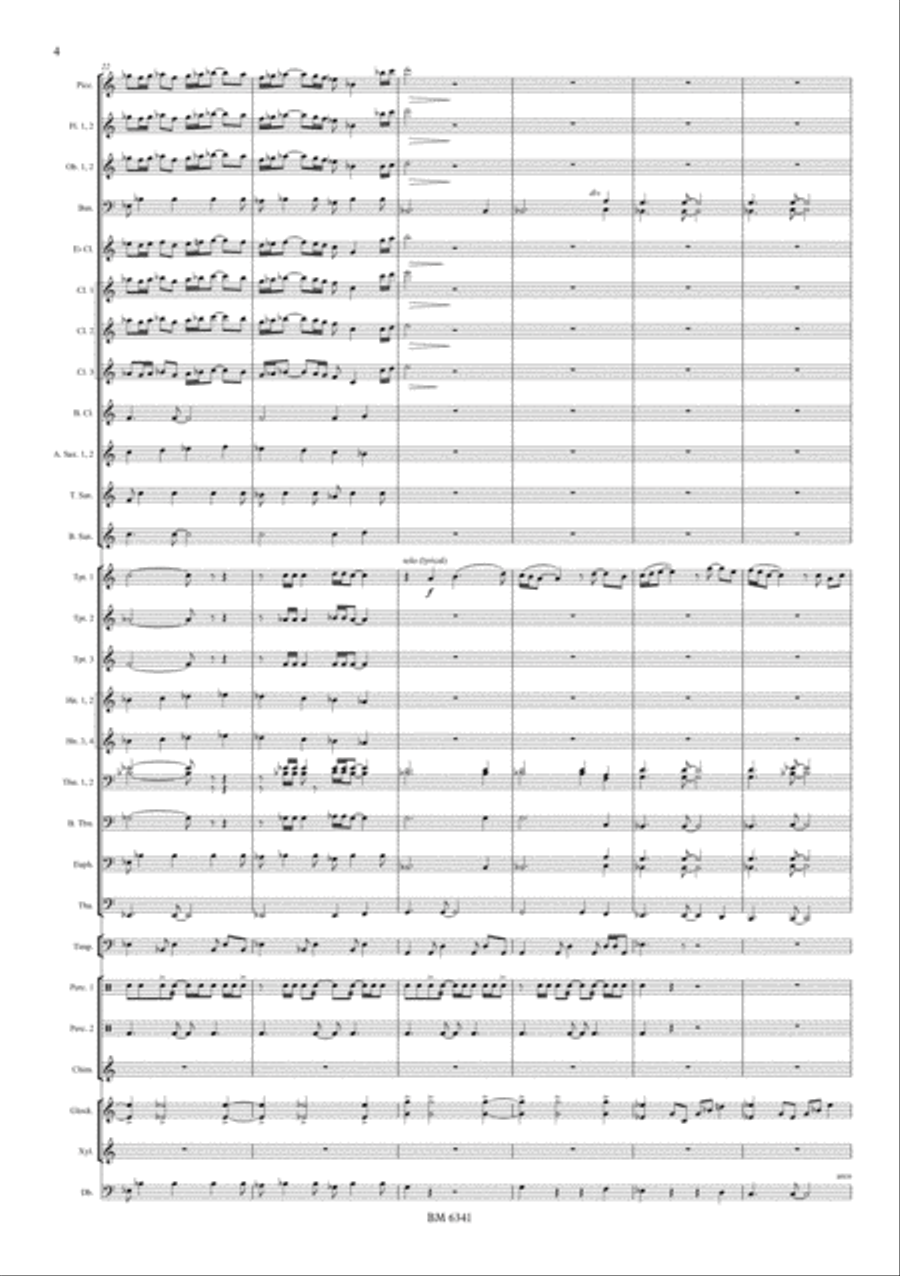 26000000 for Wind Band Concert Band scores gallery preview page 5