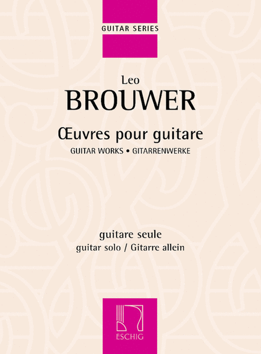 OEuvres pour guitare