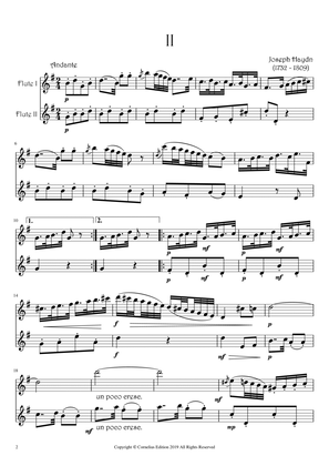 Book cover for Symphony No. 101 Franz Joseph Haydn Hob.1:101"The Clock" 2nd Movement "Andante" Flute Duet Ensemble