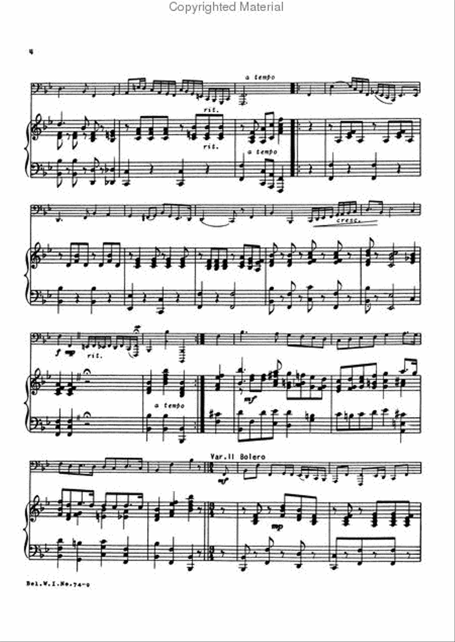 His Majesty the Tuba Small Ensemble scores gallery preview page 3