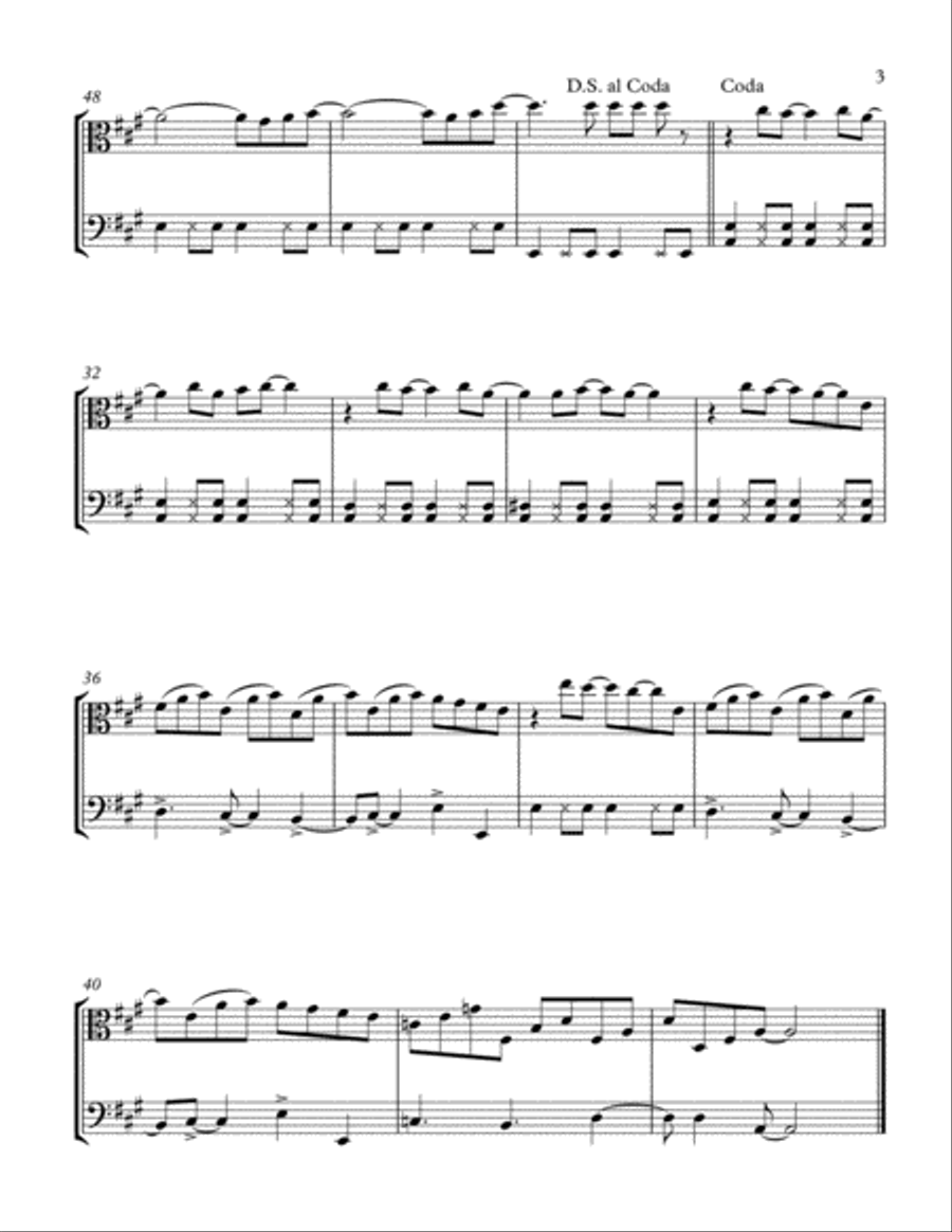 Here Comes The Sun Here Comes The Sun String Duet scores gallery preview page 4