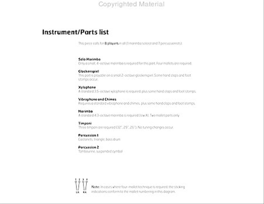 Sevilla (Sevillanas) Percussion Ensemble scores gallery preview page 4