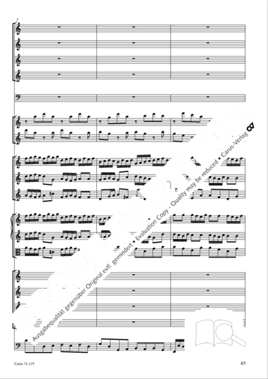 Praise the Lord, O Jerusalem (Preise, Jerusalem, den Herrn) 4-Part scores gallery preview page 46