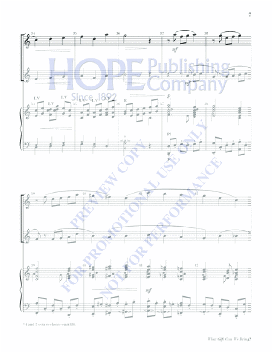 What Gift Can We Bring What Gift Can We Bring Piano scores gallery preview page 7