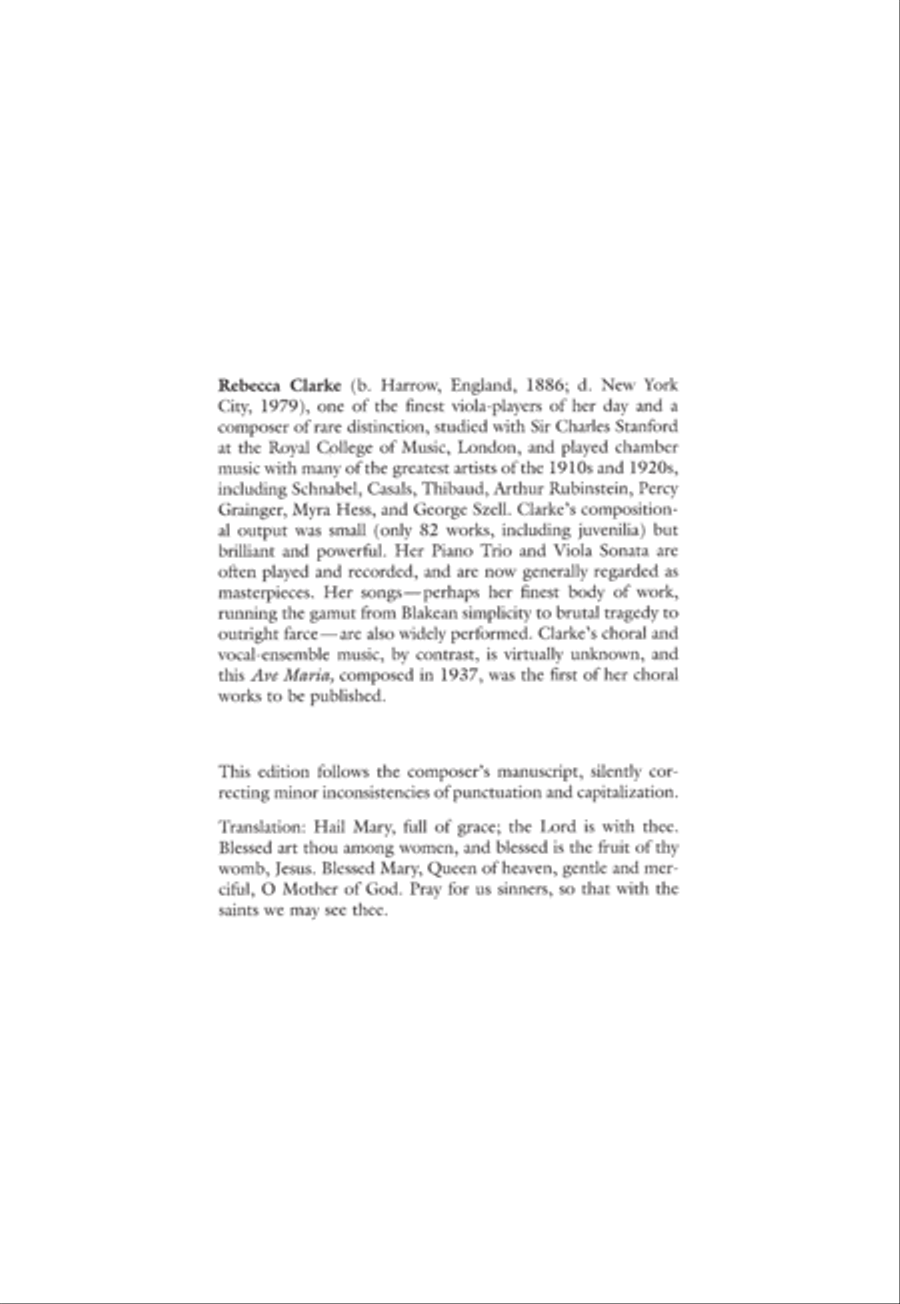 Ave Maria SSA scores gallery preview page 2