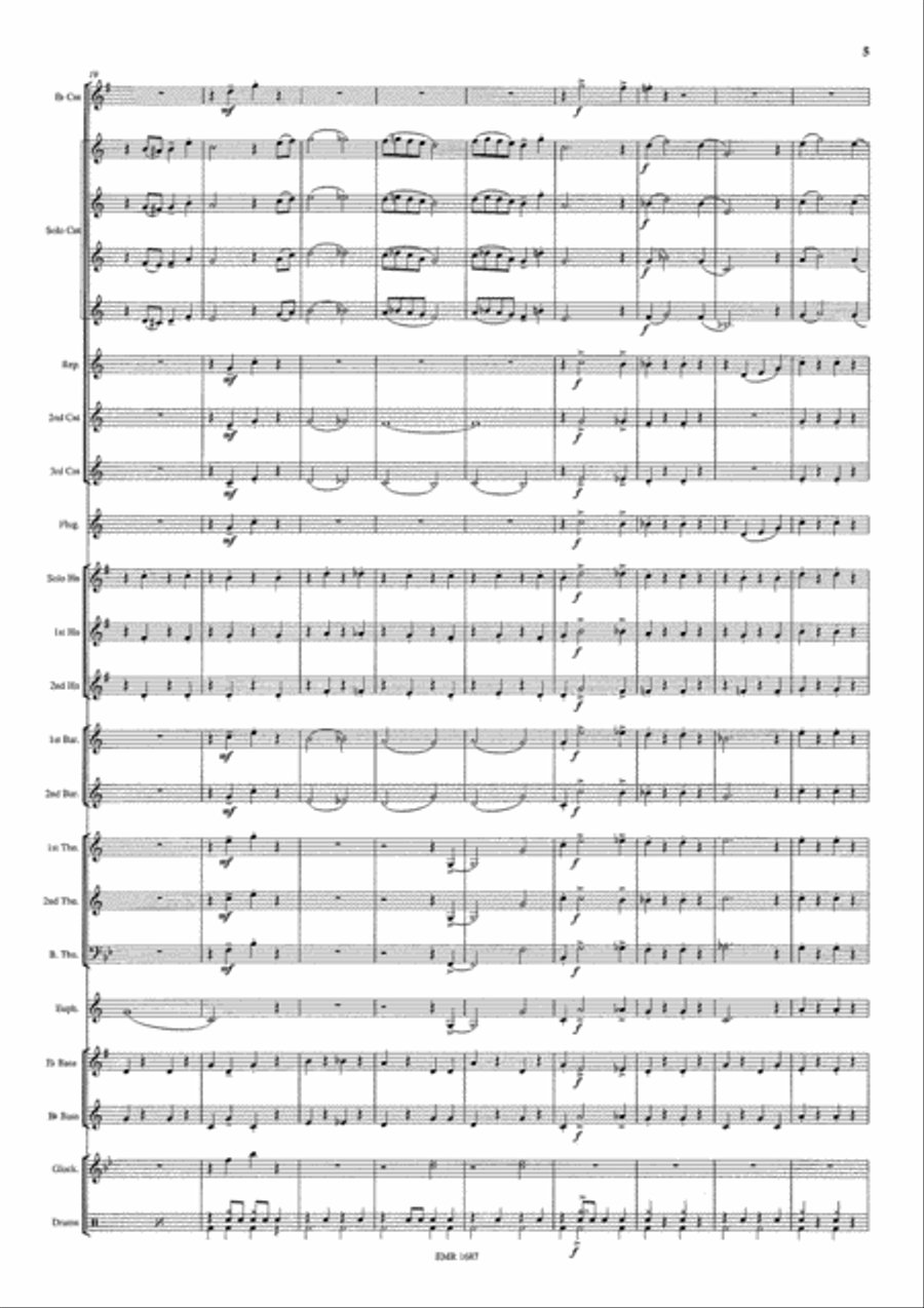 Trumpet Playtime Brass Band scores gallery preview page 6