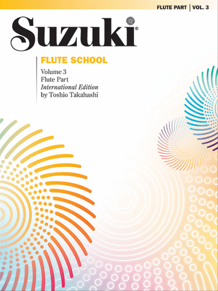 Suzuki Flute School, Volume 3 Flute scores gallery preview page 1