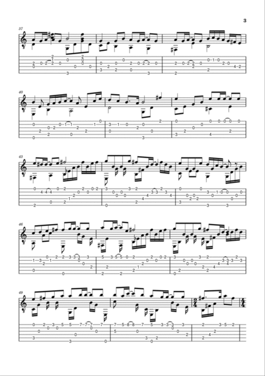 Ru Yuan Acoustic Guitar scores gallery preview page 3