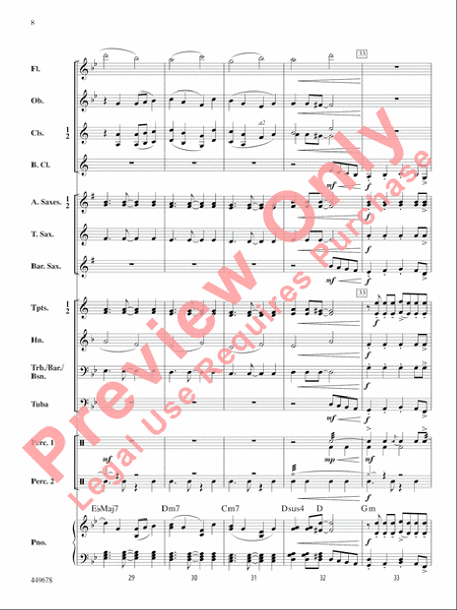 Tango Argentina Concert Band scores gallery preview page 9