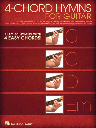 Book cover for 4-Chord Hymns for Guitar