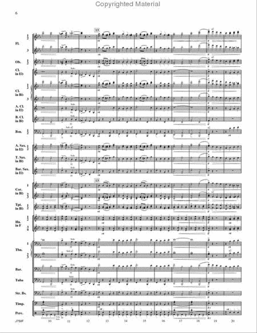 On the Mall (Concert March) Concert Band scores gallery preview page 3