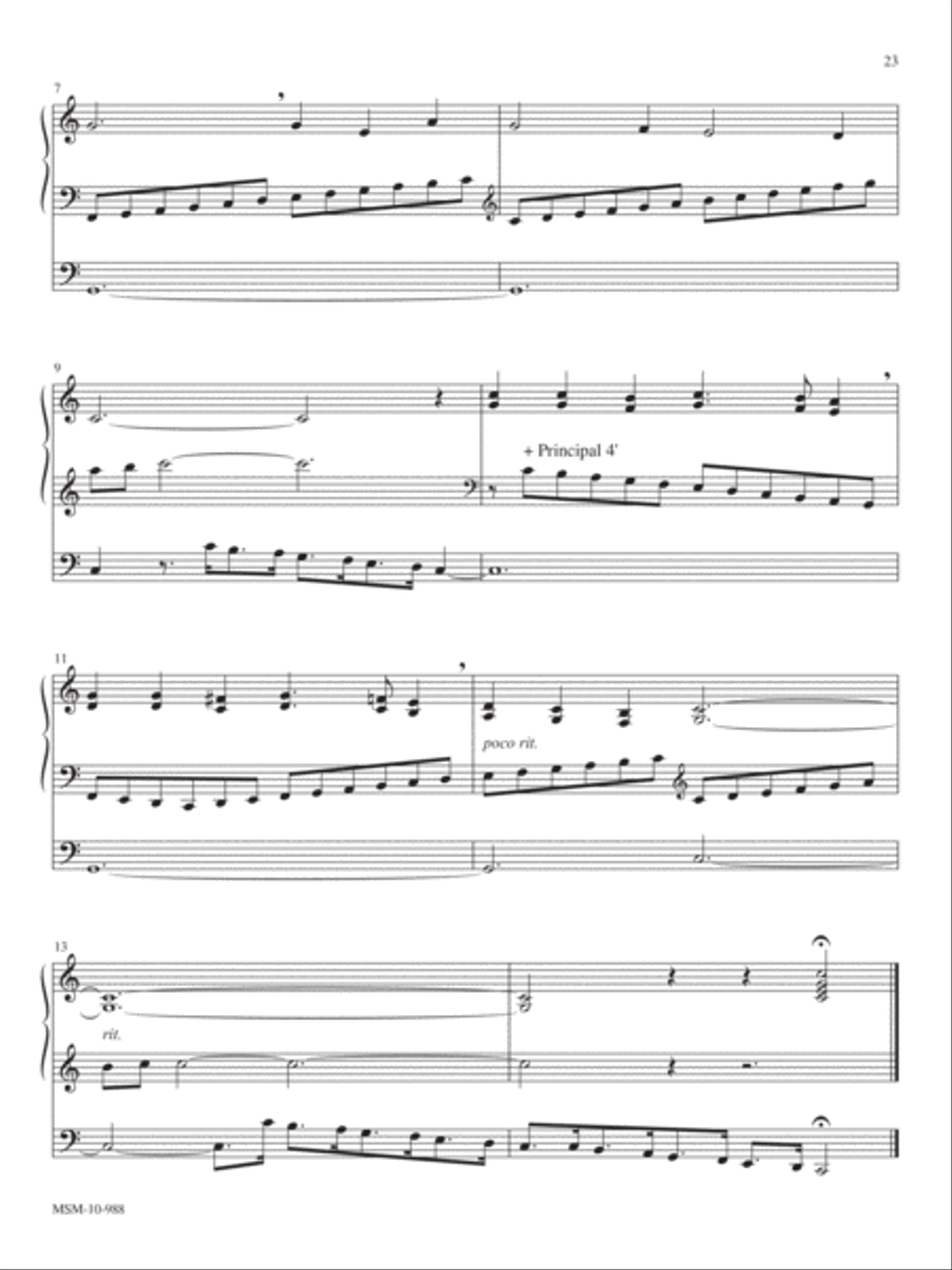 Gelobt sei Gott Organ scores gallery preview page 2