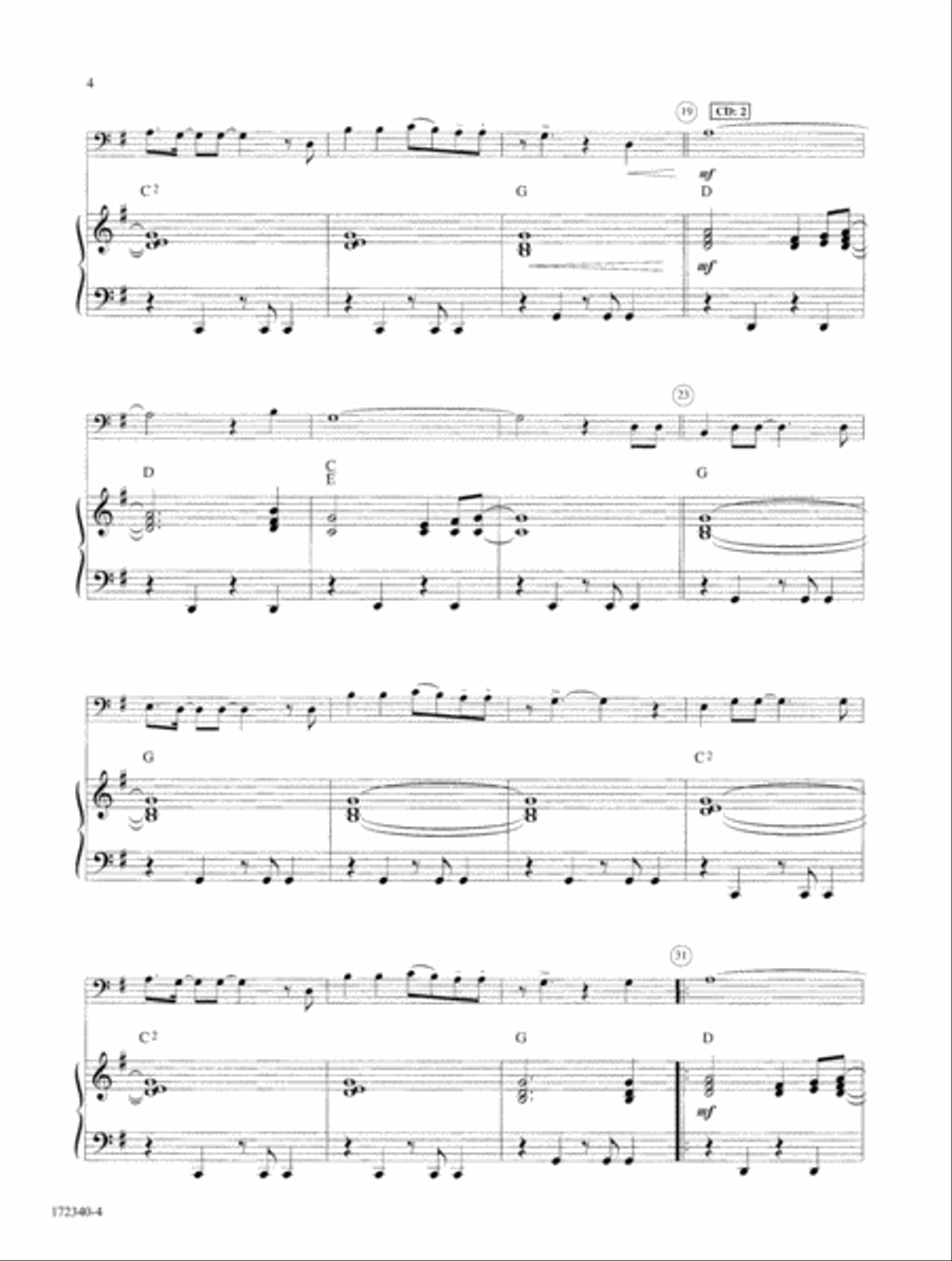 Instrumental Solotrax, Vol. 15: Trombone/Cello Trombone scores gallery preview page 3