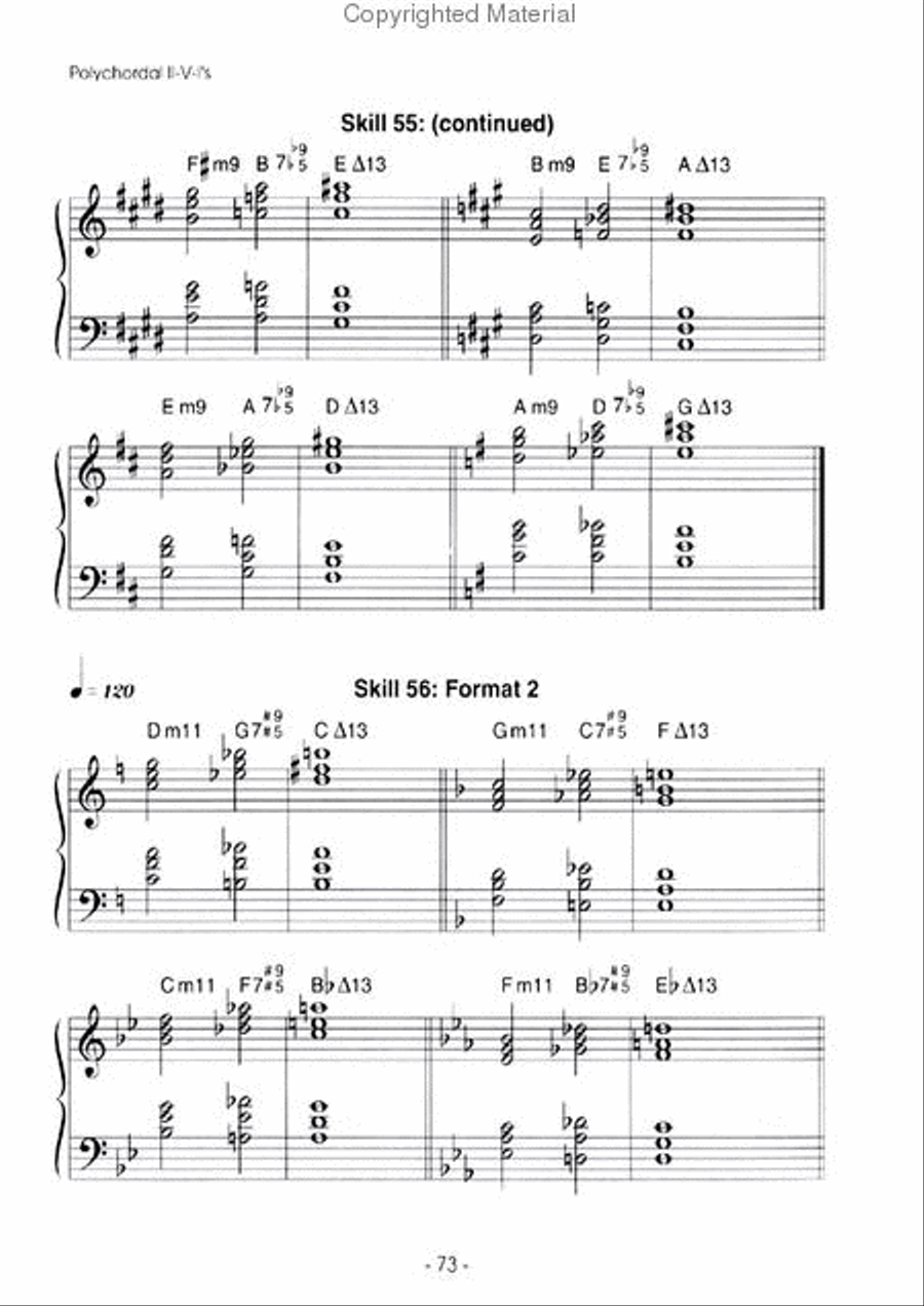 Jazz Piano Voicing Skills Piano Solo scores gallery preview page 4