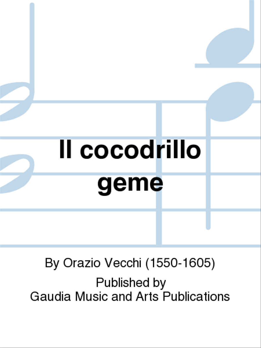 Il cocodrillo geme 4-Part scores gallery preview page 1
