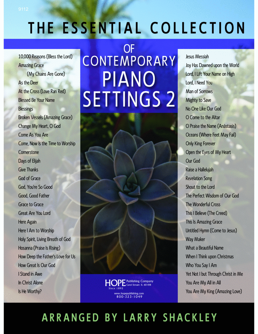 Essential Collection of Contemporary Piano Settings, Vol. 2-Digital Download Piano Solo scores gallery preview page 1