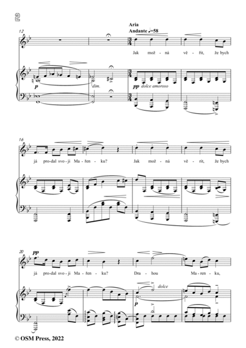 Smetana-Jenik's Aria,in g minor image number null