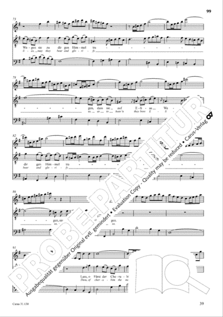 The Complete Sacred Vocal Works (Das geistliche Vokalwerk) Voice scores gallery preview page 100