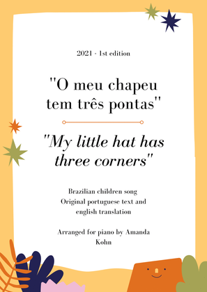 " My little hat has three corners'' / "O meu chapeu tem três pontas" - brazilian children song - pi