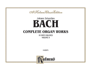 Book cover for Complete Organ Works, Volume 2