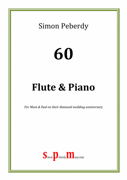 "60" A happy little piece for Flute & Piano image number null