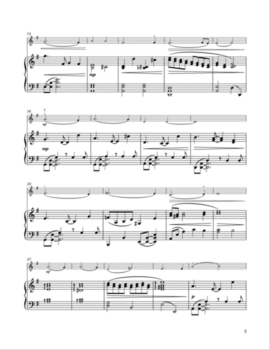 I'll Be Home For Christmas Violin Solo scores gallery preview page 3