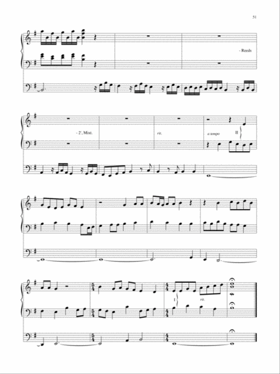 A Wittenberg Collection Organ scores gallery preview page 52
