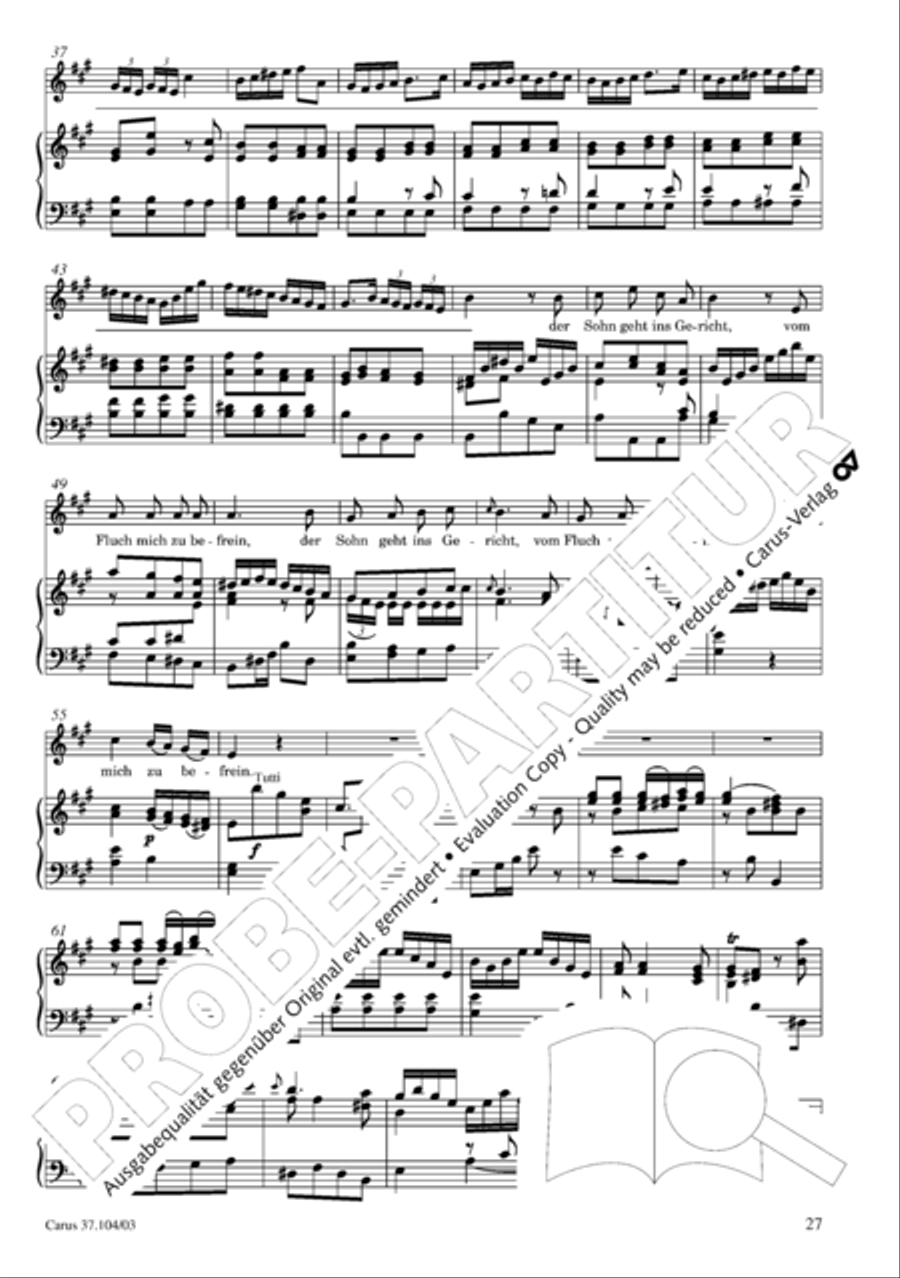 Ein Lammlein geht und tragt die Schuld 4-Part scores gallery preview page 28