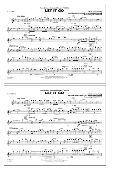 Let It Go - Flute/Piccolo