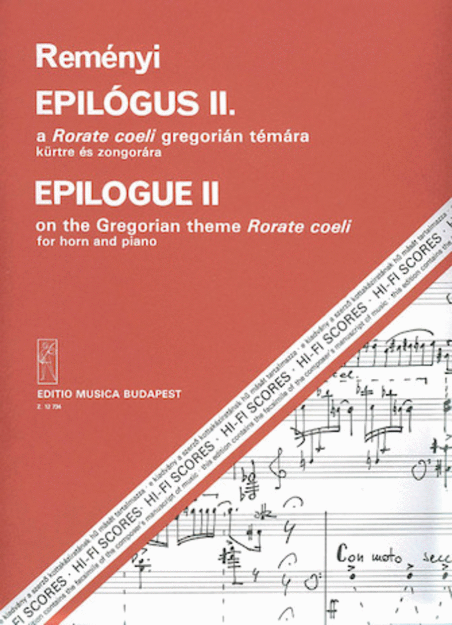 Epilogue II on the Gregorian theme Rorate coeli