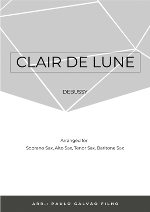 CLAIR DE LUNE - SAXOPHONE QUARTET