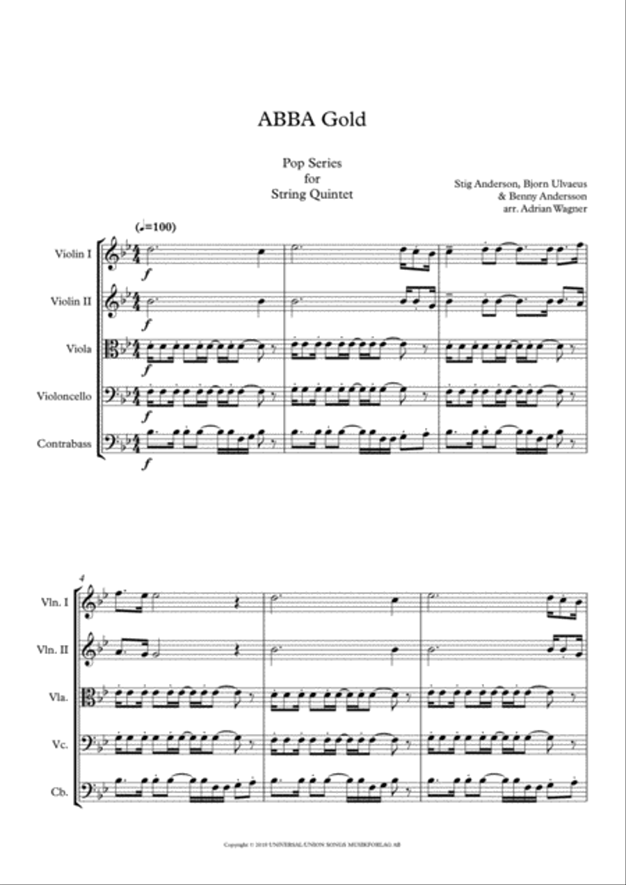 Overture/prologue Overture/prologue String Quintet scores gallery preview page 3