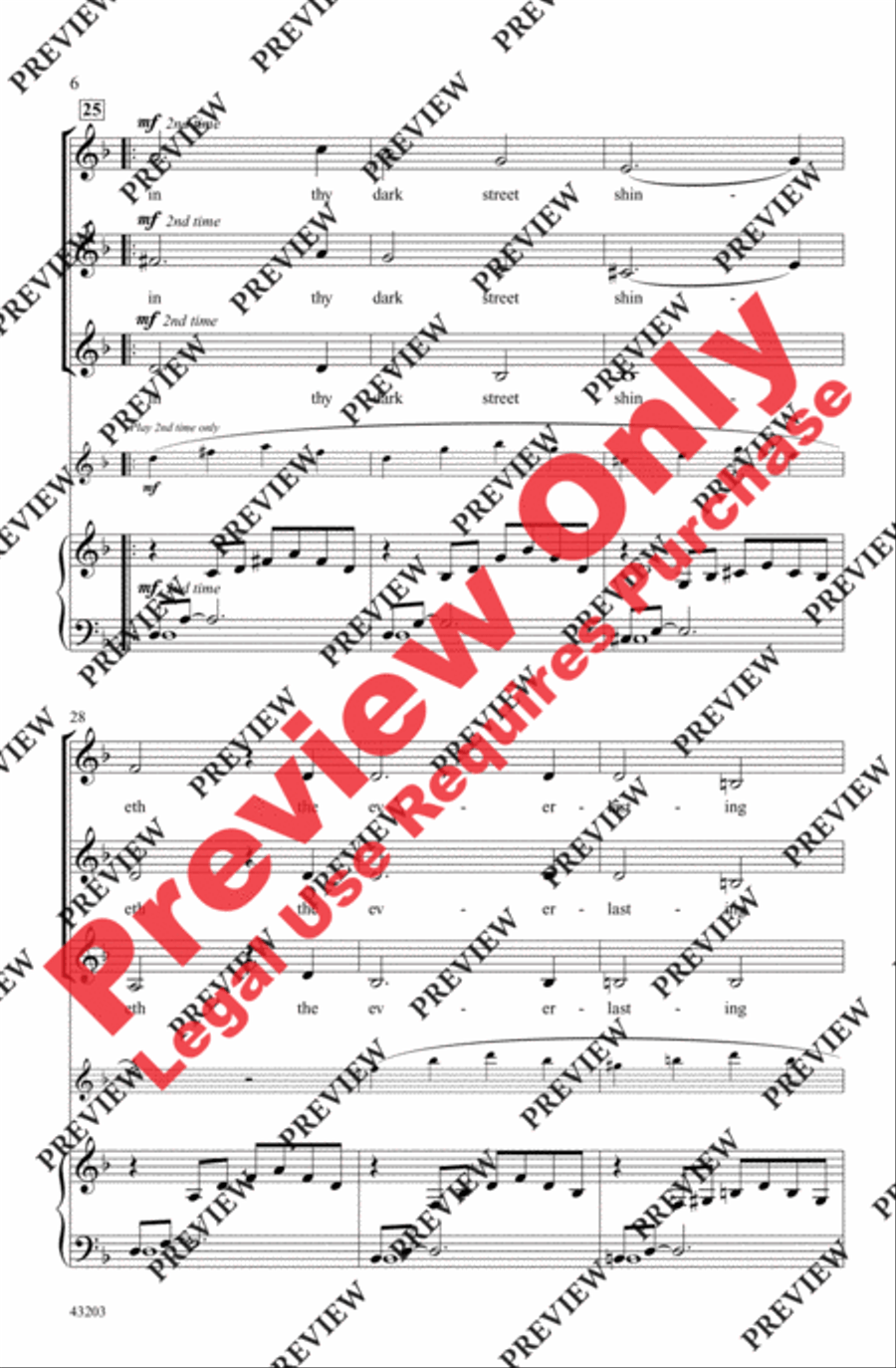 Prelude to Bethlehem Women's Choir scores gallery preview page 6
