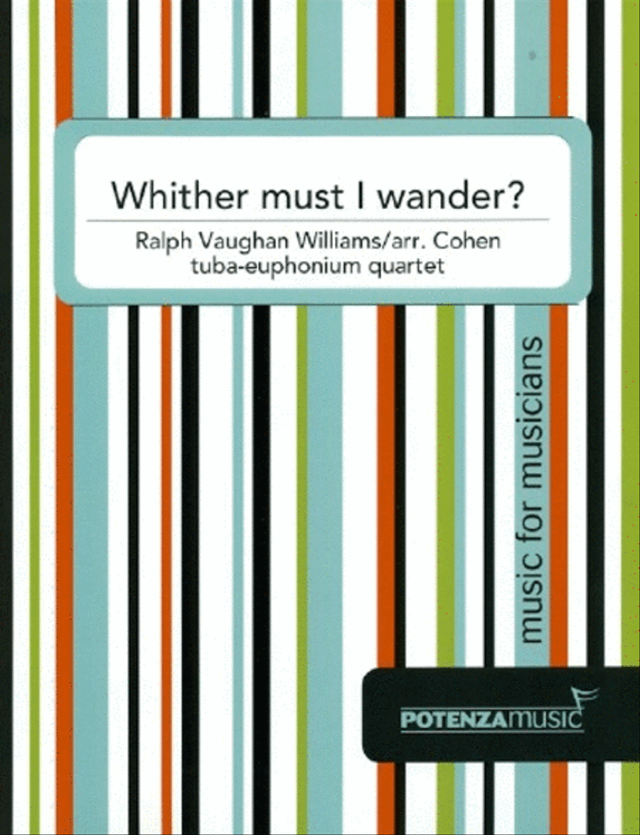 Whither must I wander? Whither must I wander? Euphonium Quartet scores gallery preview page 1