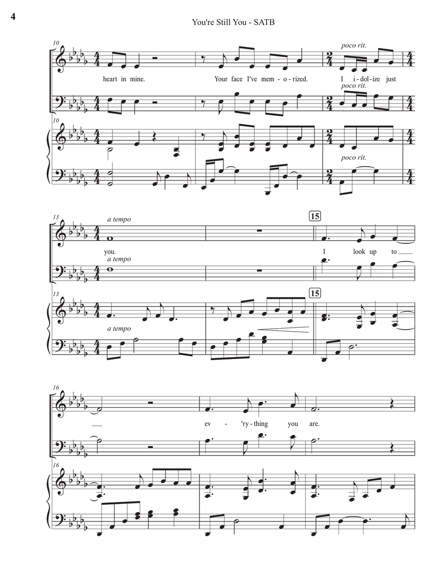 You're Still You 4-Part scores gallery preview page 4