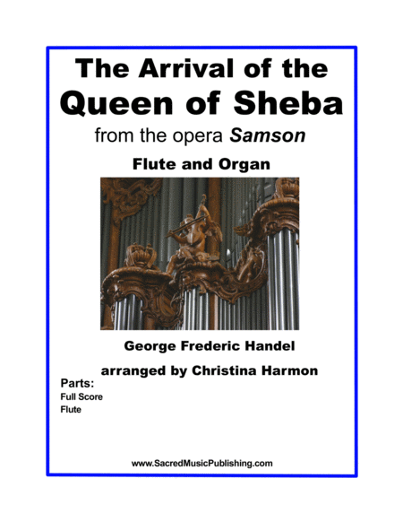 The Arrival of the Queen of Sheba - Flute and Organ image number null