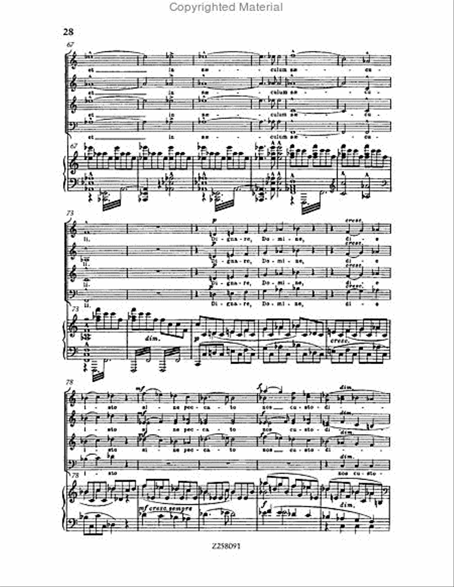 Te Deum, WAB 45 (1886 revision) Choir scores gallery preview page 28