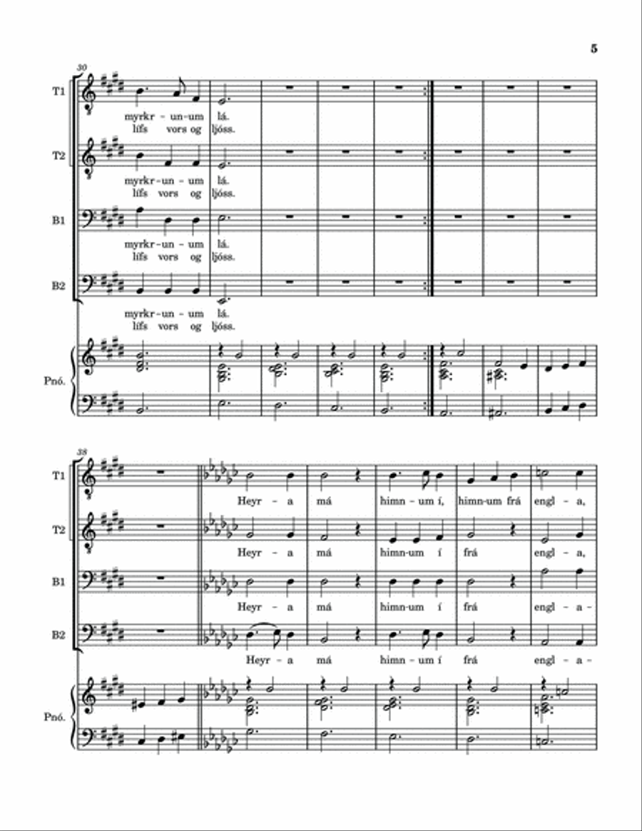 Heims um ból - TTBB TTBB scores gallery preview page 6