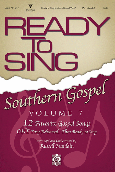 Ready To Sing Southern Gospel, Volume 7 (Choral Book) image number null