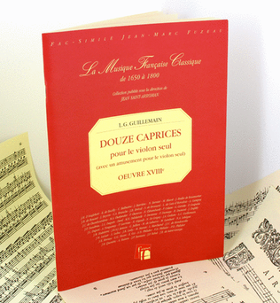 Twelve caprices for solo violin