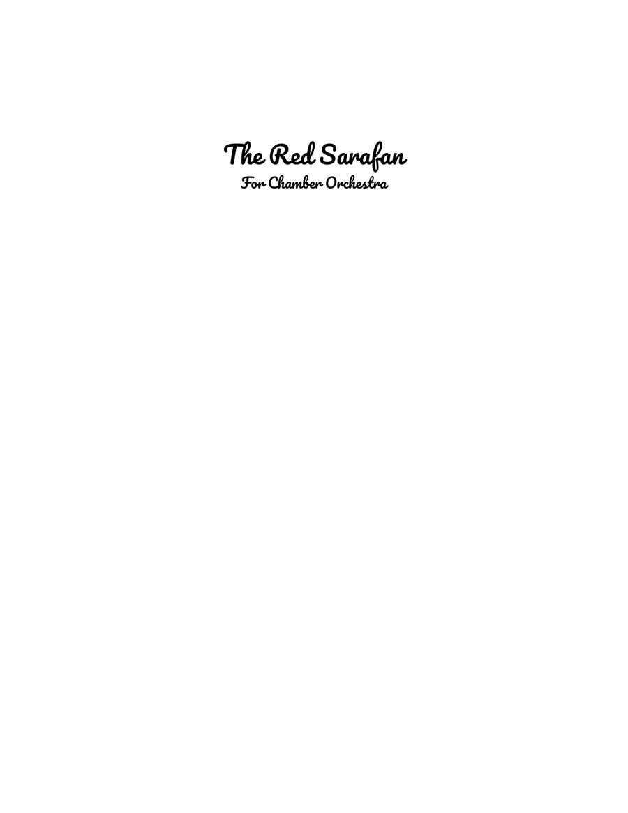 The Red Sarafan for Chamber Orchestra Chamber Orchestra scores gallery preview page 2
