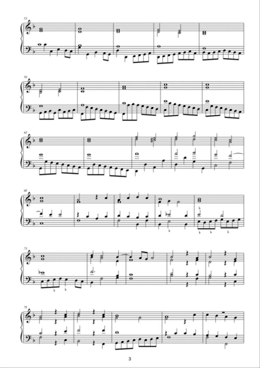 Canção [a Quatro Glosada] Organ Solo scores gallery preview page 3