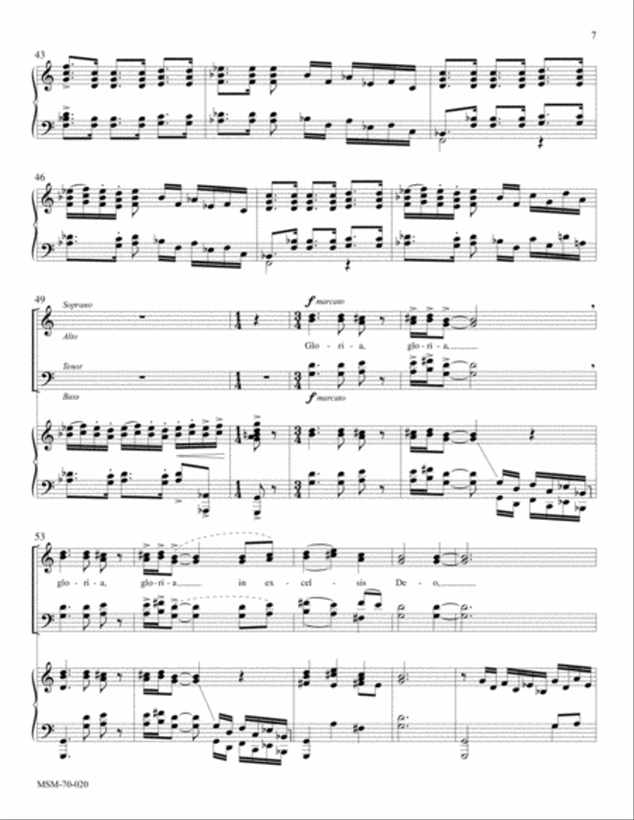Gloria Gloria Divisi scores gallery preview page 6