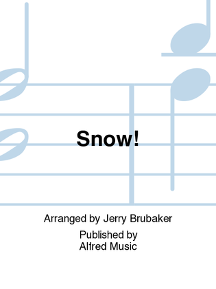 Book cover for Snow!