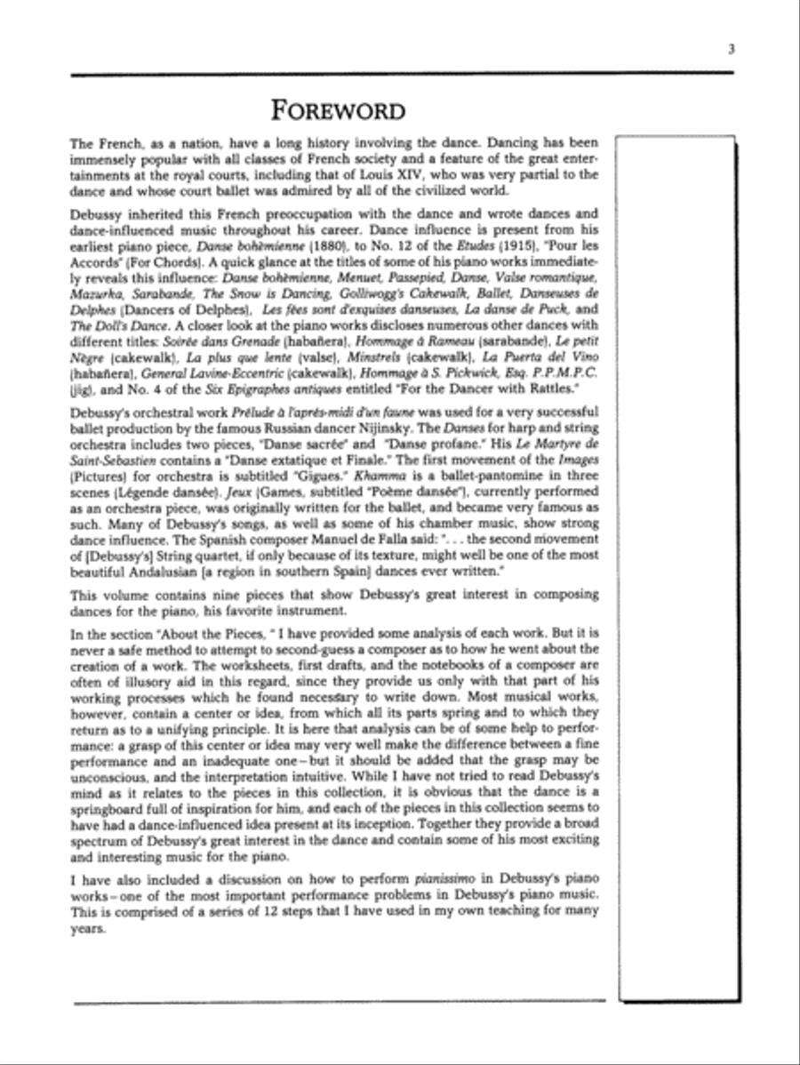 Dances of Debussy Dances of Debussy Piano Solo scores gallery preview page 3