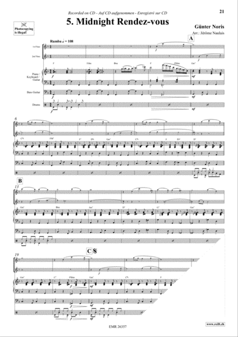 Let's Dance Volume 3 Flute Duet scores gallery preview page 7
