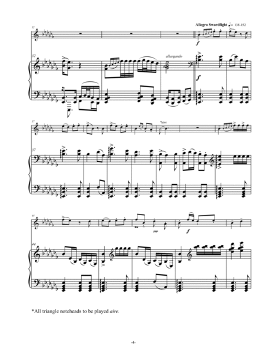 Sonata for Flute (or Violin) And Piano - Opus 6 Small Ensemble scores gallery preview page 6