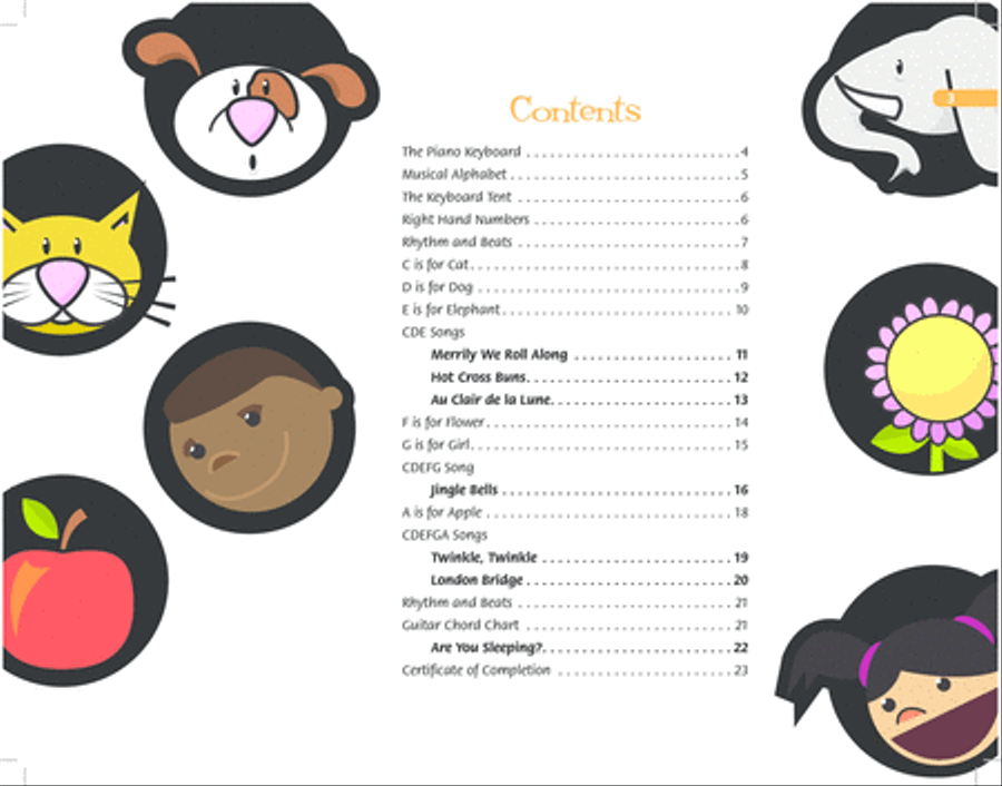 Learning to Play Piano for the Very Young Piano Method scores gallery preview page 4