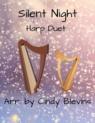 Book cover for Silent Night, for Harp Duet
